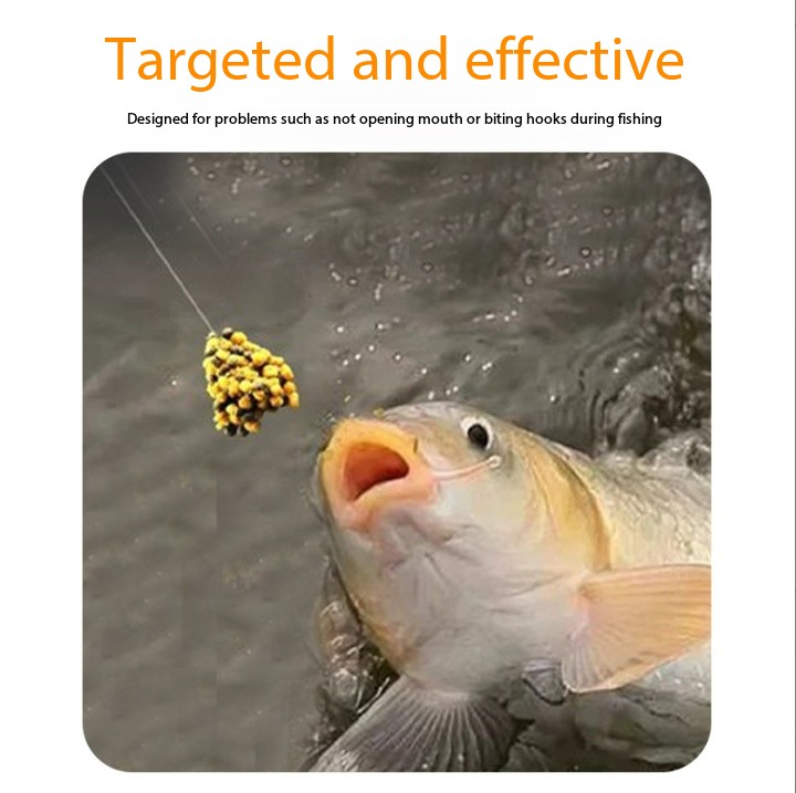 Thick and fishy black gold bubble ball bait