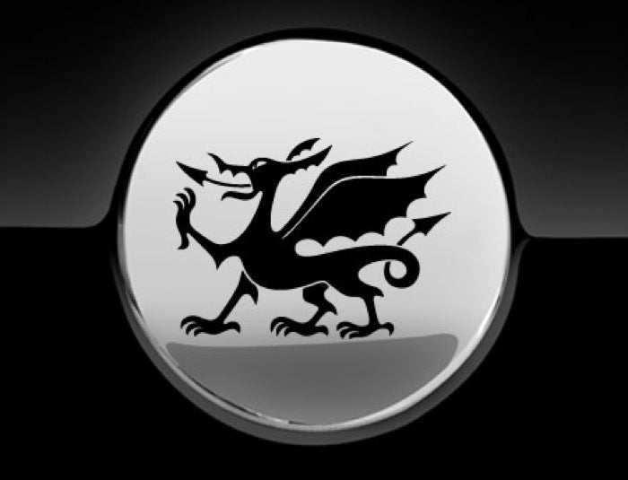 Welsh Dragon Cymru Fuel Cap Cover Car Sticker-3