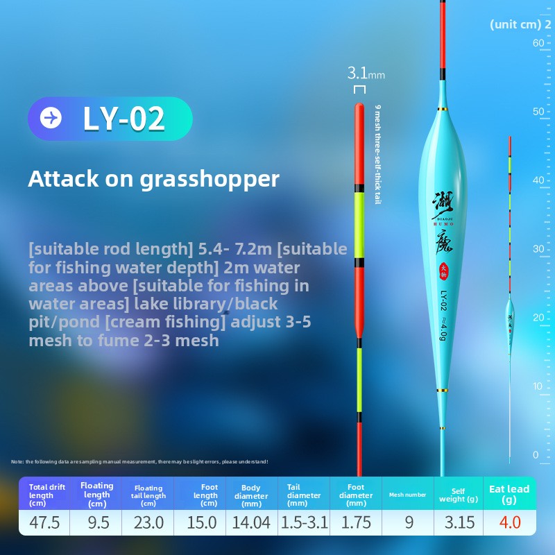 Highly sensitive grass carp drift long-range sliding drift fishing gear