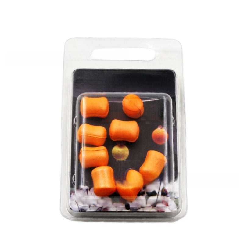 Dumbbell-shaped colored floating ball bait