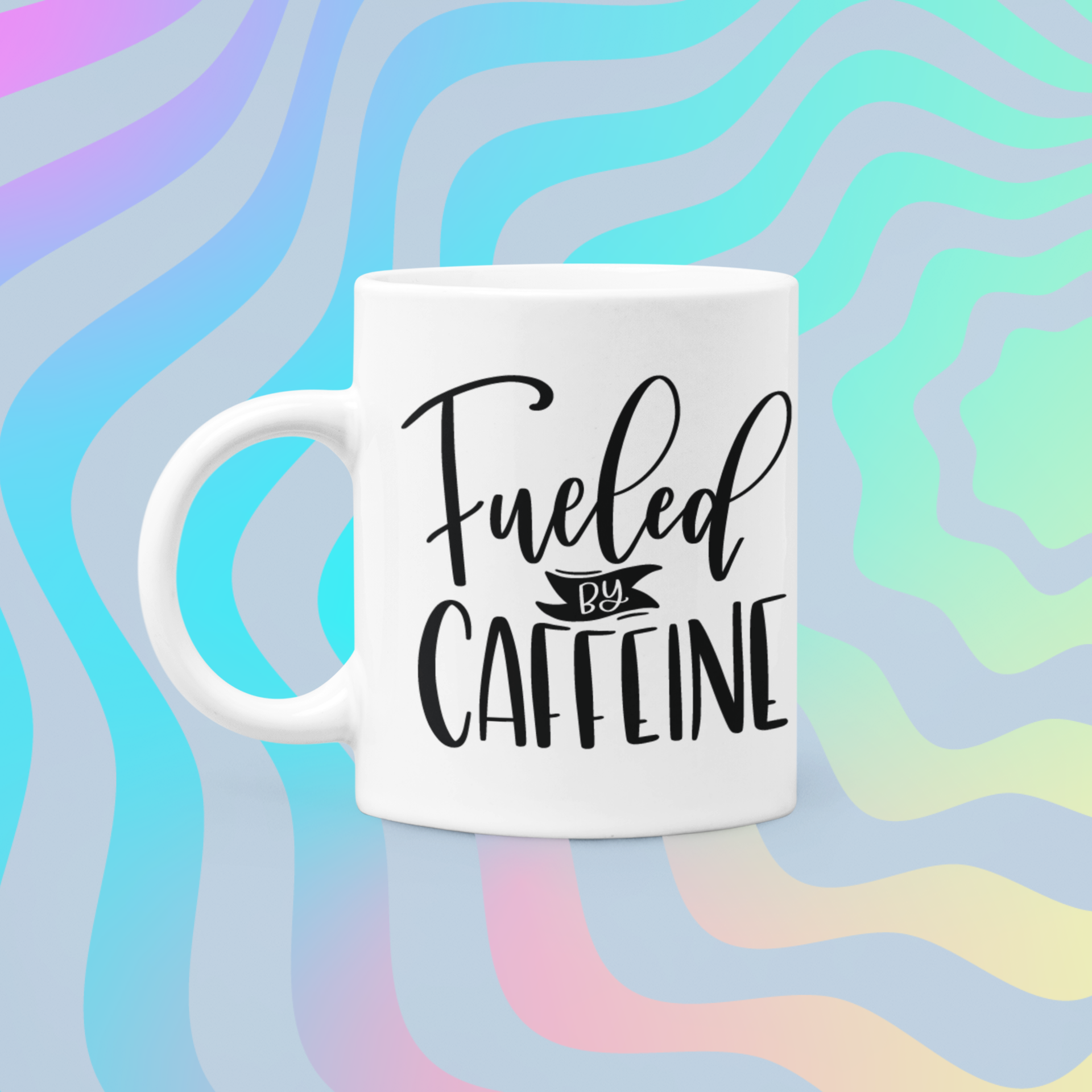 Fueled By Caffeine Coffee Mug-1