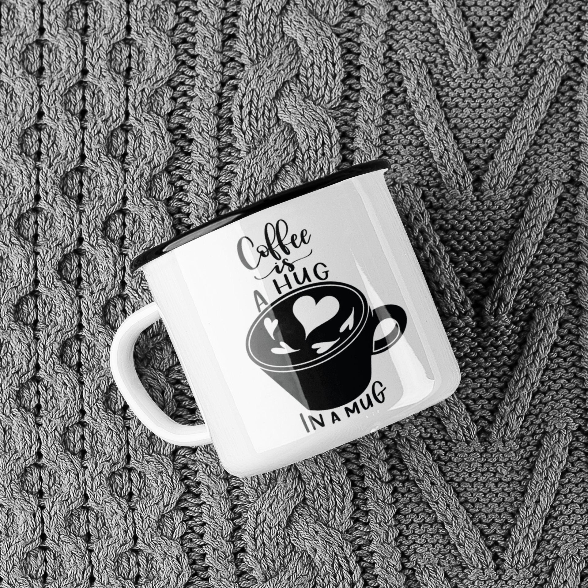 Coffee Is A Hug In A Mug Coffee Mug-0